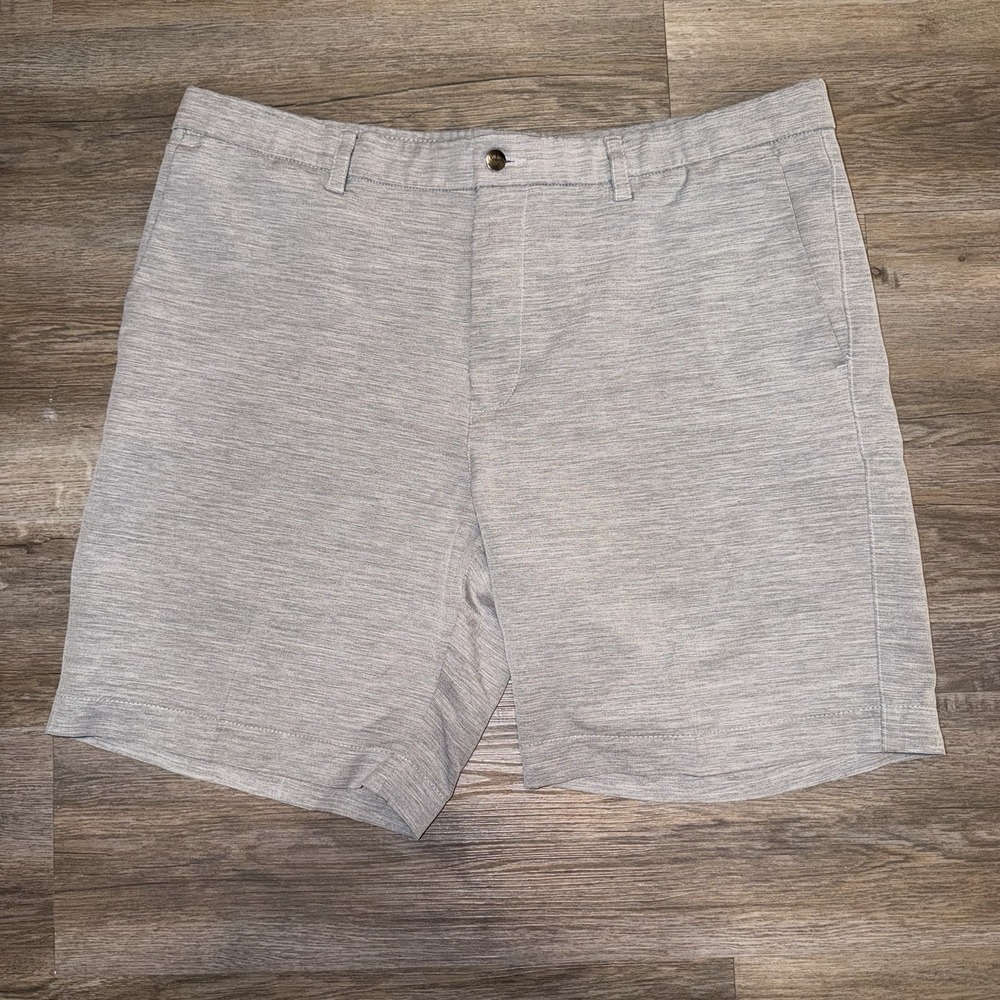 Callaway Men's Athletic Golf Shorts Gray Size 38 Stretch Pockets Polyester Blend